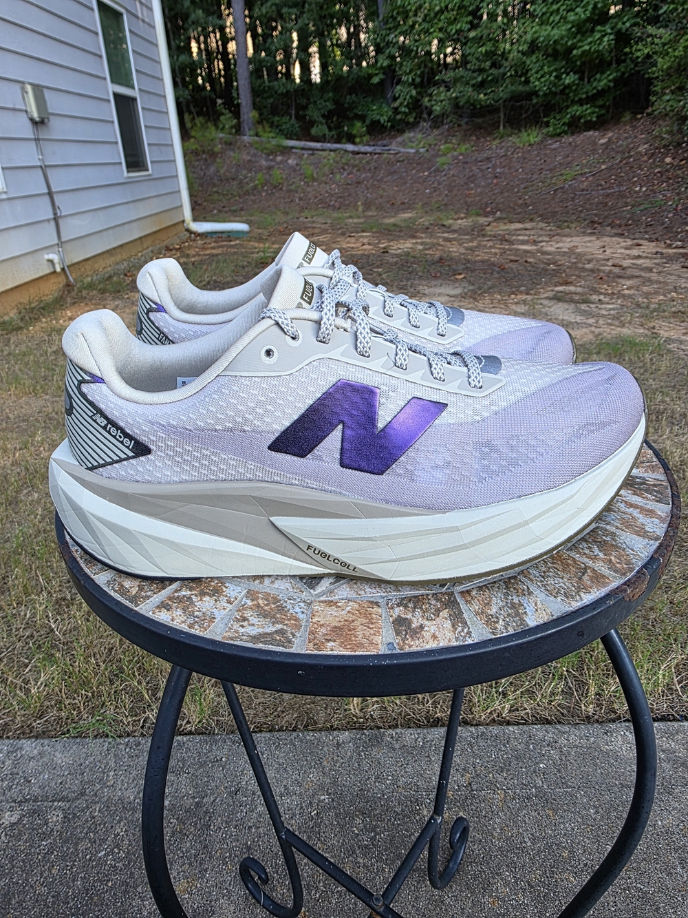 New Balance FuelCell Rebel V5 WFCXPB5 Running Shoe Shipyard Women Sz 9 Men 7.5